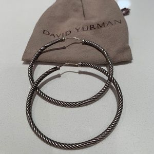 David Yurman Cable Classic Hoop Earrings